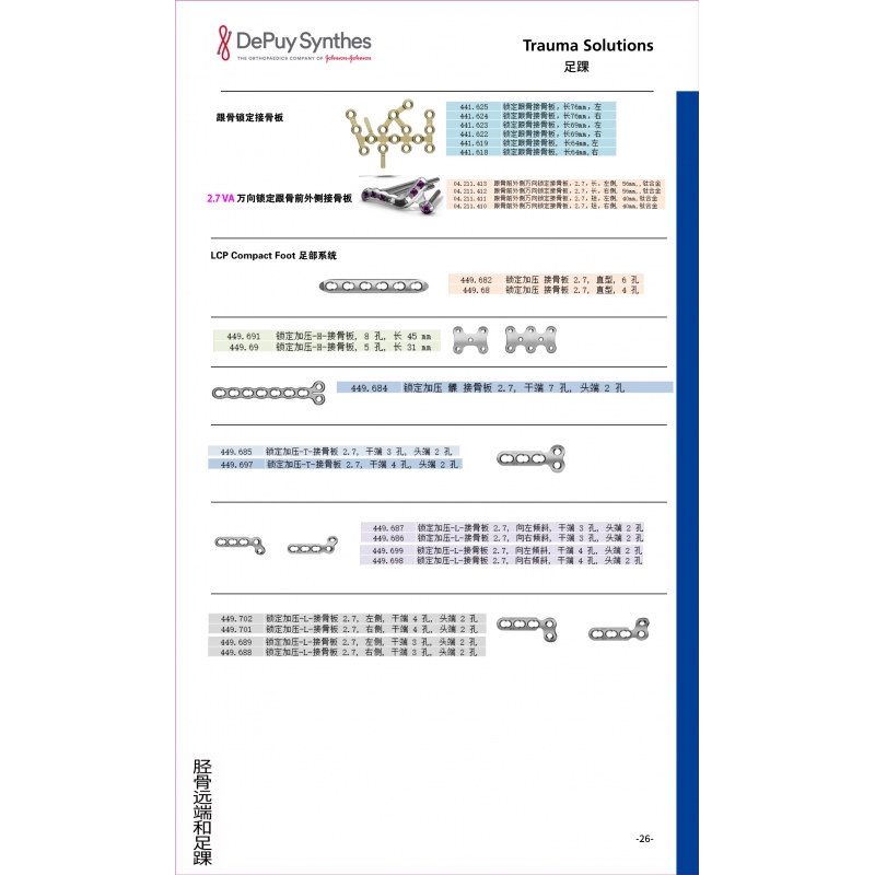 胫骨远端和足 3