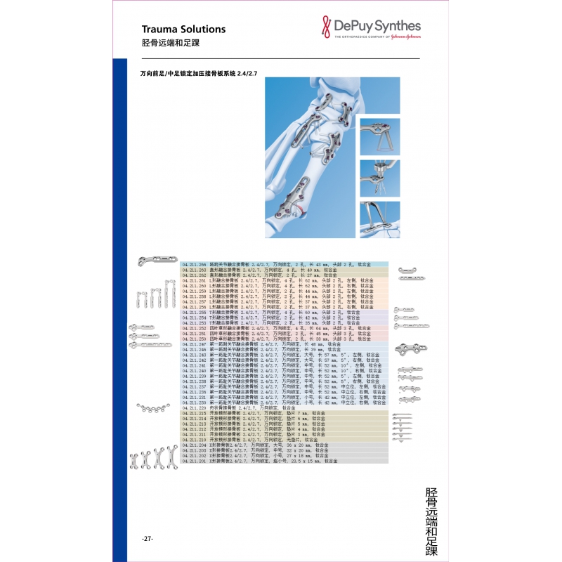 胫骨远端和足 4
